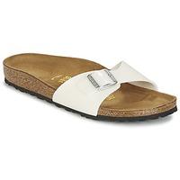 birkenstock madrid womens mules casual shoes in white