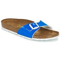 birkenstock madrid womens mules casual shoes in blue