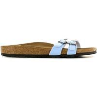 birkenstock 439143 sandals women lagoon blue womens sandals in blue