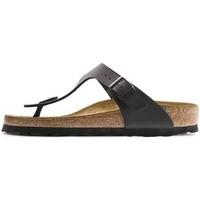 Birkenstock Flip Flops Gizeh Birko-Flor Black 043691 women\'s Flip flops / Sandals (Shoes) in black