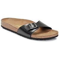 birkenstock madrid womens mules casual shoes in black