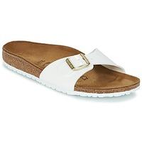 birkenstock madrid womens mules casual shoes in white