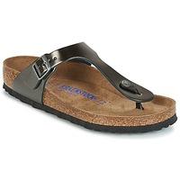 birkenstock gizeh womens flip flops sandals shoes in grey