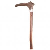 Bisley Natural Wooden Shaft With Staghorn Handle, Staghorn Crown Stick, One Size