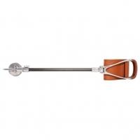 Bisley Leather Shooting Seat Stick, Die Cast, Adjustable Height