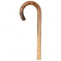 bisley crook handle walking sticks natural grain acacia one size