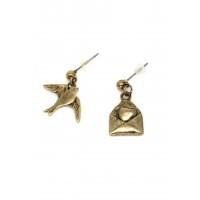 Bird and Envelope Earrrings