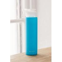 bino glass water bottle blue