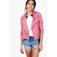 Biker Jacket - mauve