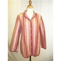 Bishopston - Size Small - Pink & Yellow - Striped - Jacket