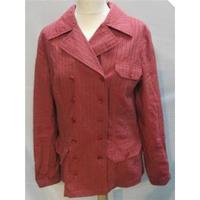 bison size 38 chest striped red jacket