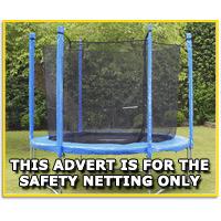 Big Air 8ft Round Trampoline Safety Netting Only
