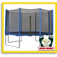 big air super bounce 12ft trampoline safety enclosure