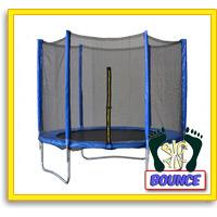 Big Air Bounce 8ft Trampoline + Safety Enclosure