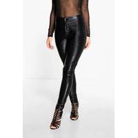 bianca pu tube jean black