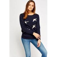 Bird Sequin Jumper