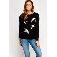 Bird Sequin Jumper