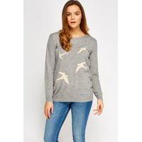 Bird Sequin Jumper