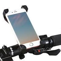 Bike Phone Mount Bicycle Holder, Universal Cradle Clamp for iPhone Samsung iOS Android Smartphone GPS Devices, 360 Degrees Rotatable