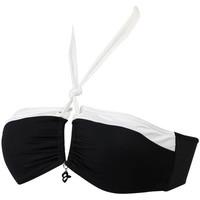 Bikini Bar Black Bandeau Swimsuit Top Santander women\'s Mix & match swimwear in black