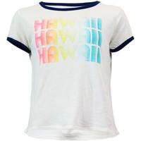 Billabong Hawaii Printed T-Shirt Contrast Ringer women\'s T shirt in Multicolour