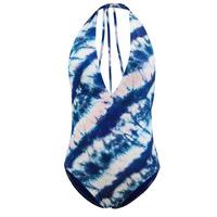Billabong 1 Piece Blue Swimsuit Tidal Wave