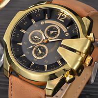 Big Mens Brand Leather Hours Male Military Army Reloj Hombre Relogio Masculino montres de marque de Luxe Watch gift