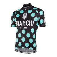 Bianchi Men\'s Pride Short Sleeve Jersey - Black/Green - XXL