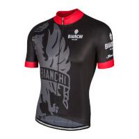 bianchi mens cinca short sleeve jersey blackred xxl