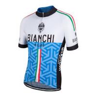 Bianchi Pontesei Short Sleeve Jersey - Blue - M