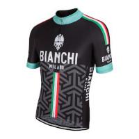 Bianchi Pontesei Short Sleeve Jersey - Black - L