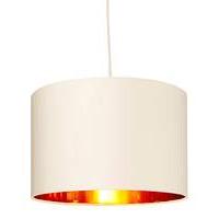 Bjorn Cream and Gold Pendant Shade