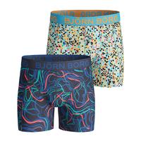 Björn Borg SWIRL & SPLASH BOYS SHORTS NAVY 2-pack