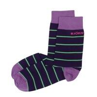 bjorn borg fat pinstripe socks acai