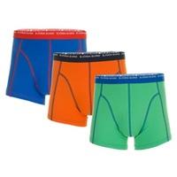 Bjorn Borg Boxer Shorts 3 Pack Blue, Orange & Green