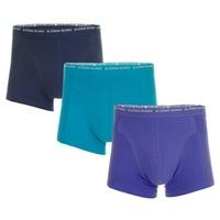 Bjorn Borg Boxer Shorts 3 Pack Black, Turquoise & Purple