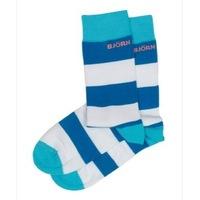 Bjorn Borg Block Stripe Socks Swedish Blue