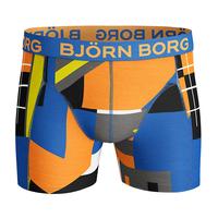 Björn Borg MULTI COLLAGE Cotton Stretch Shorts Blue