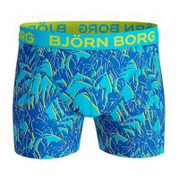 Björn Borg TROPICAL Cotton Stretch Shorts Turquoise