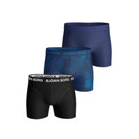 Björn Borg ANIMAL Cotton Stretch Shorts Navy 3-pack