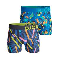 Björn Borg STICKS & GRAPHIC Cotton Stretch SHORTS BLUE 2-PACK