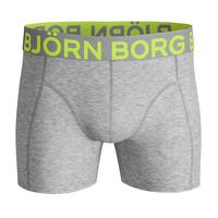 bjrn borg neon solids cotton stretch shorts grey melange