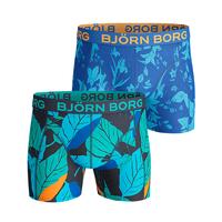 Björn Borg LEAF & FLOWER Cotton Stretch SHORTS PEACOAT 2-PACK