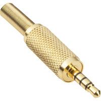 BKL 1103057 Jack Plug 3.5mm 4-pin Gold-Plated