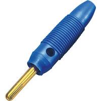 BKL 072153/G-P Banana Plugs 4mm 60V 16A Blue