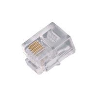 bkl 10 nt 004 8p8c pin rj45 plug cable mount transparent