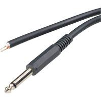 BKL 1101055 Audio/NF Cable with 6.35 mm Mono Jack Plug 1.8m