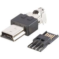 BKL Electronic 10120252 Plug 5 Pin USB 2.0 Cable Mount
