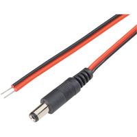 BKL 072016 DC Connecting Cable Red Black 2.1mm Straight Plug