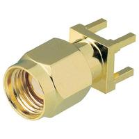 BKL 0419021 SMA Reverse Male PCB Mount Vertical 50 Ohm Gold-plated...